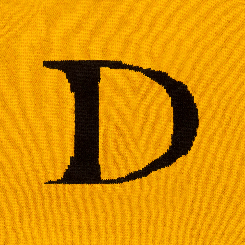 Alphabet D Bag | Mustard & Black - Image 2