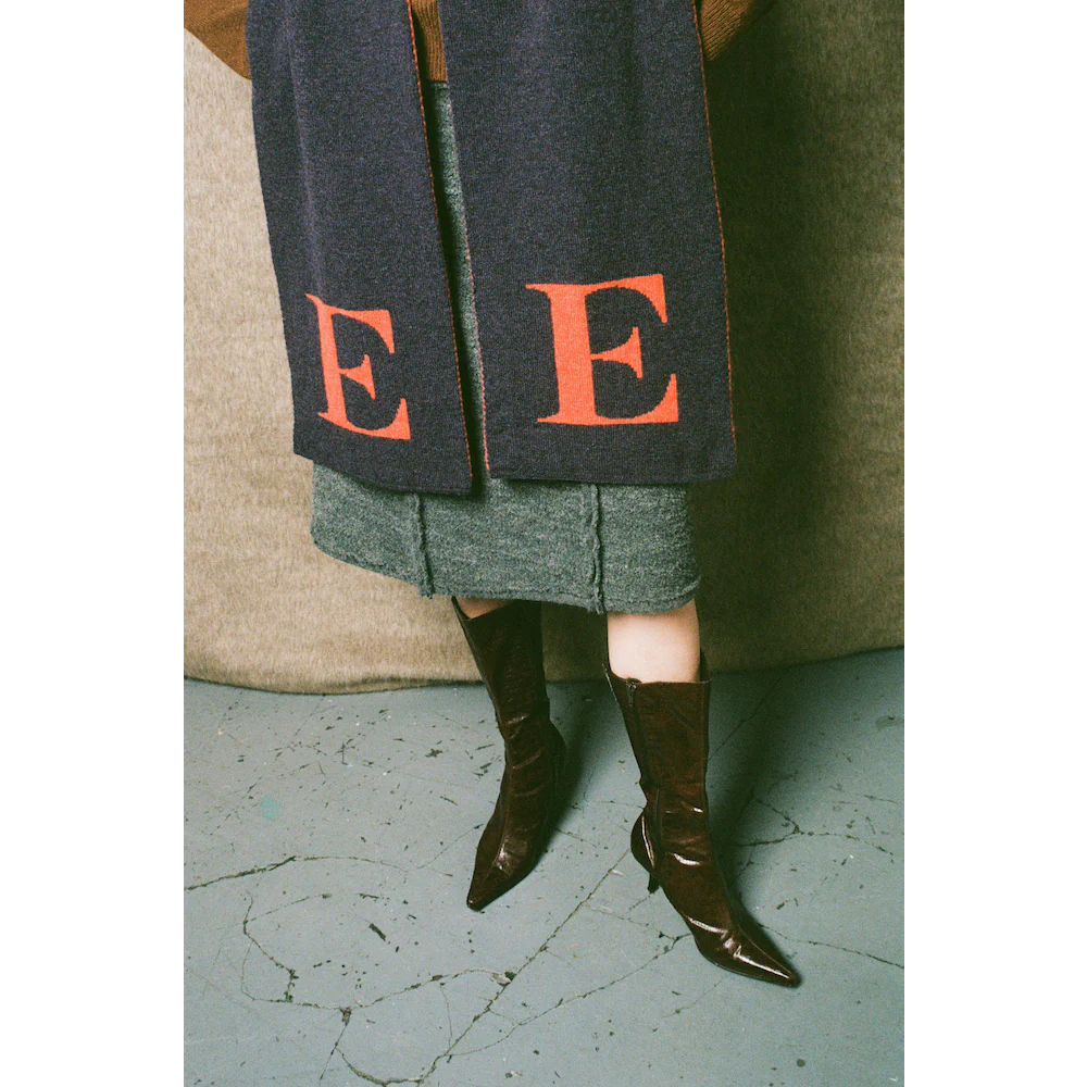 Alphabet E Scarf