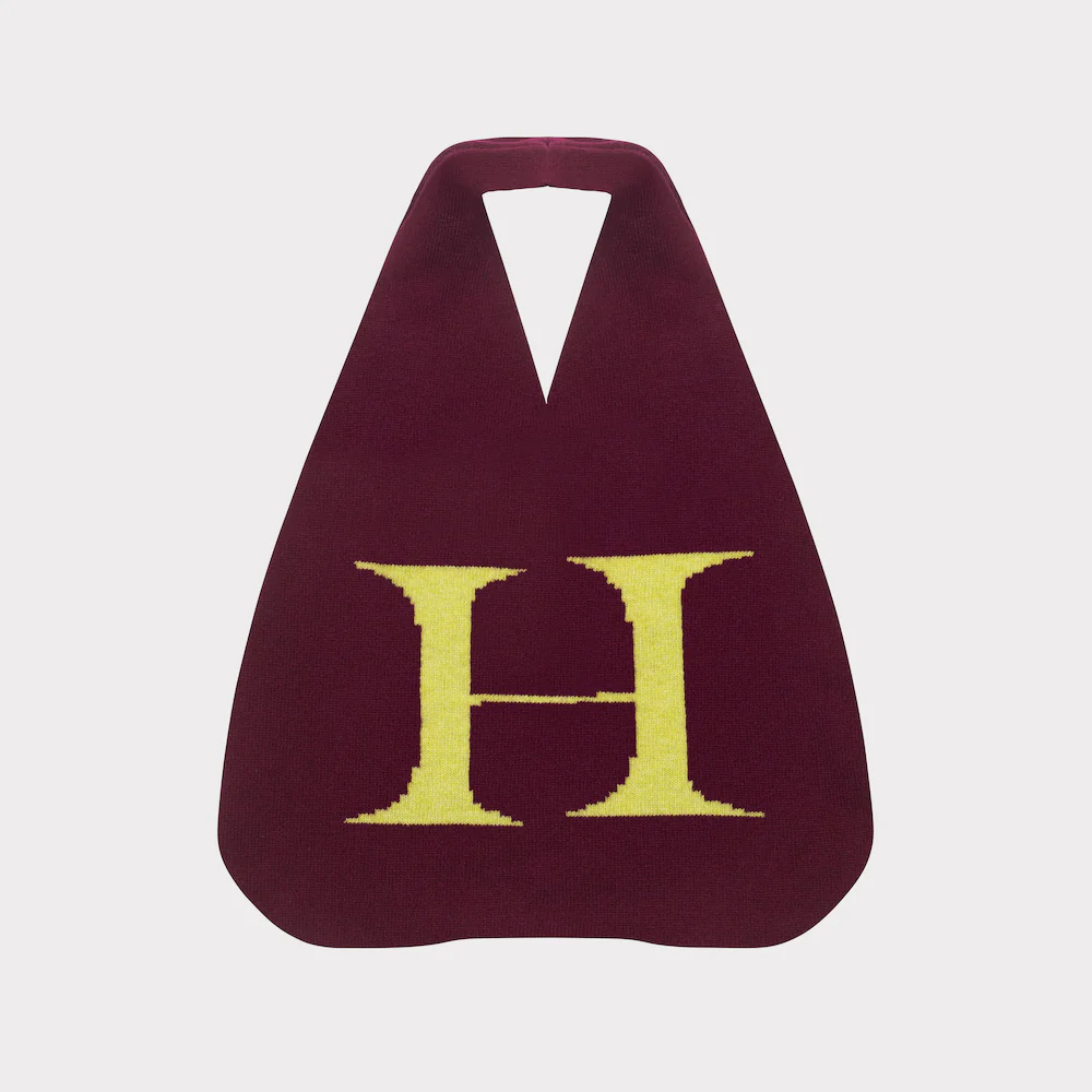 Alphabet H Bag | Port & Chartreuse