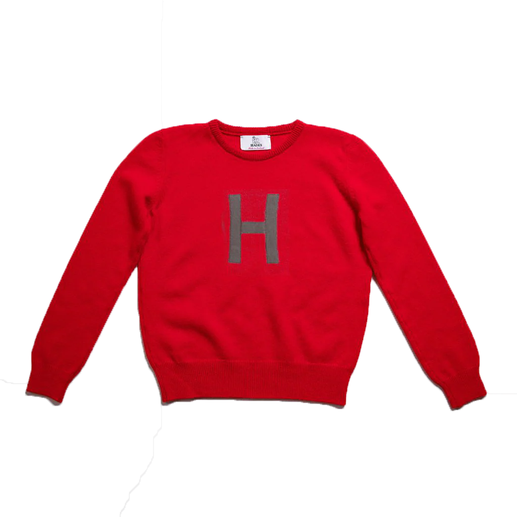 Archive - Alphabet H Knit - Scarlet