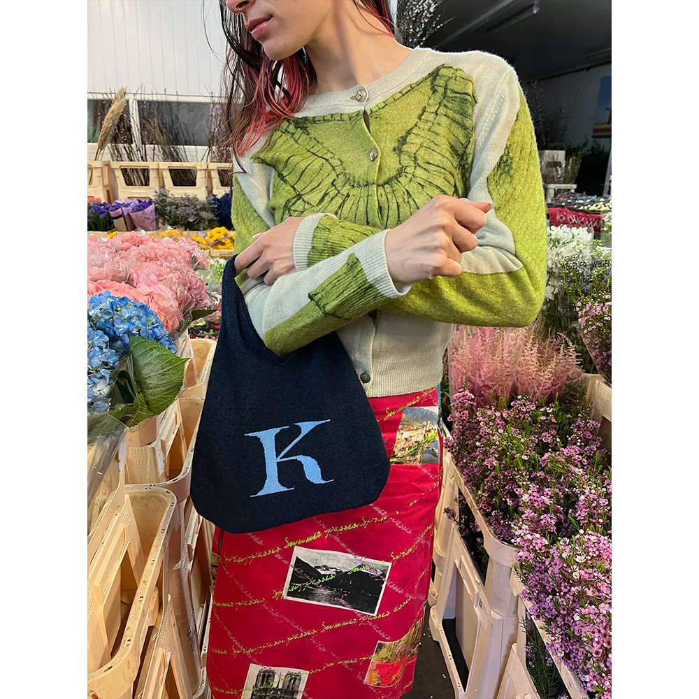 Alphabet K Bag |  Aegean & Sky - Image 5