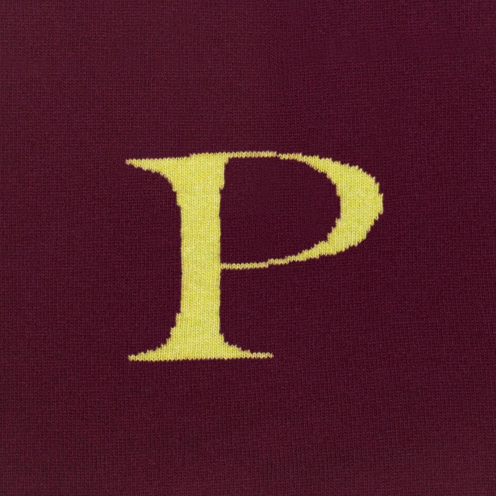 Alphabet P Bag | Port & Chartreuse - Image 2