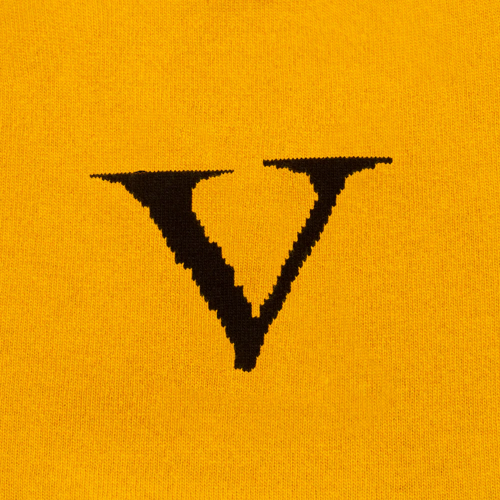 Alphabet V Bag | Mustard & Black - Image 2
