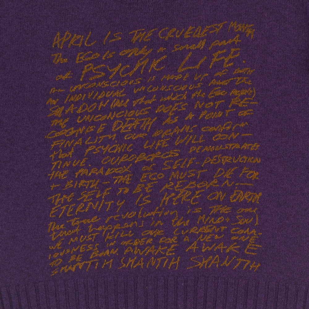 The Eternity Knit | Plum & Honey Orange - Image 3