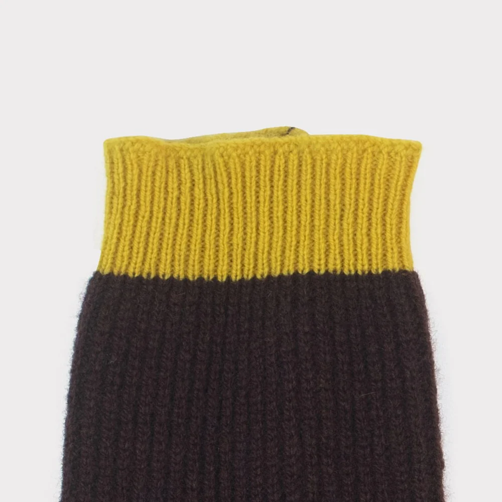Arm Warmers | Brown & Mustard - Image 3