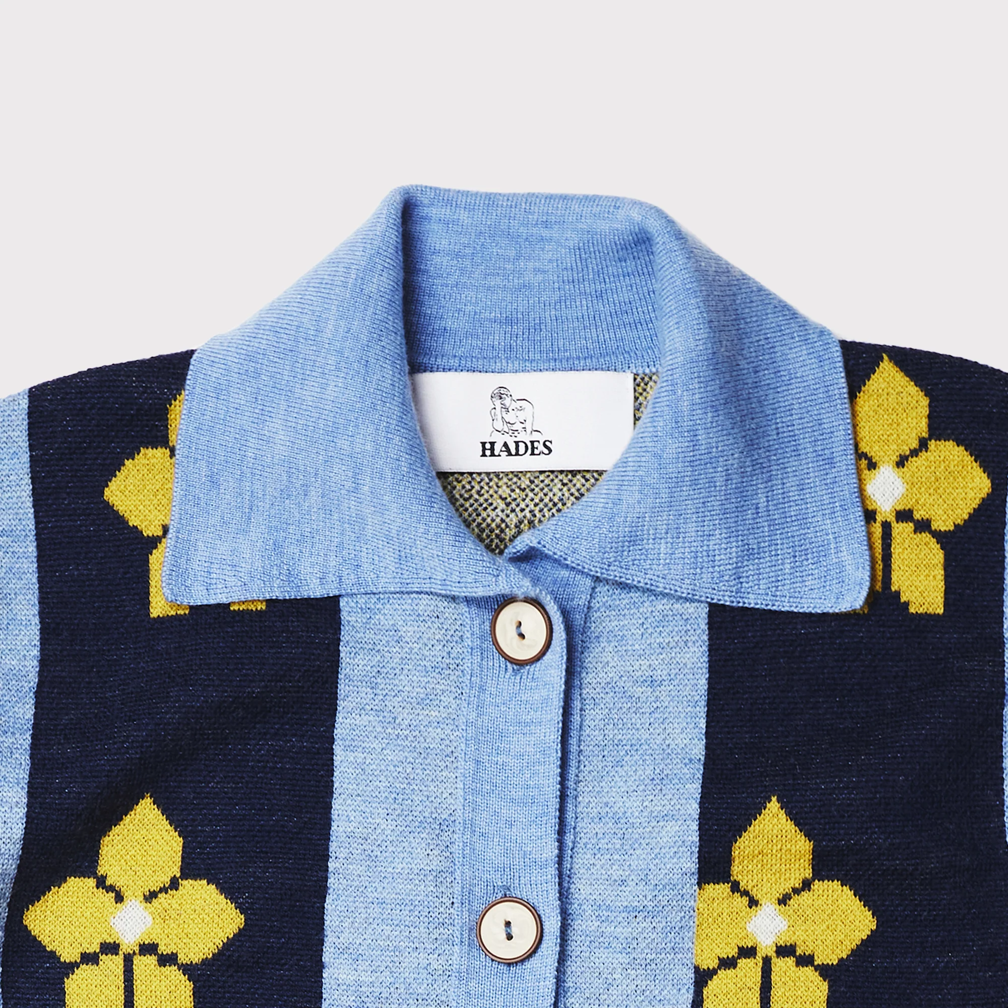 Barbauld Cardigan | Blue Floral - Image 3