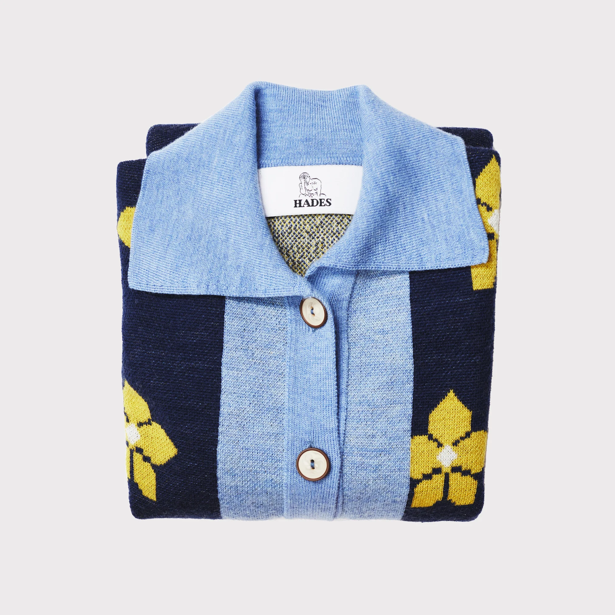 Barbauld Cardigan | Blue Floral - Image 8