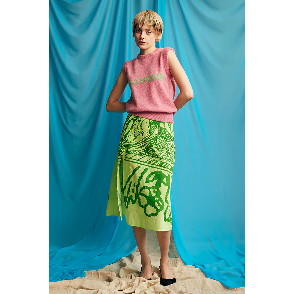 Blondie | Vest | Pink & Lime - Image 3