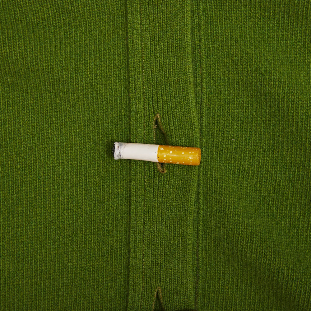 Carrington Cardigan | Moss Green | Cigarette - Image 5