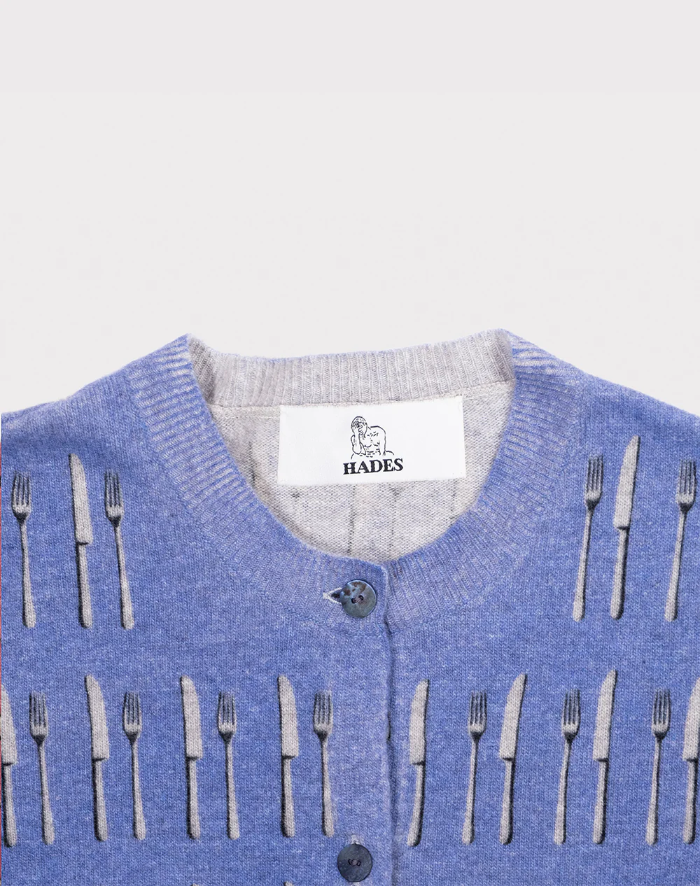 Cuisine Cardigan | Sky Blue - Image 5