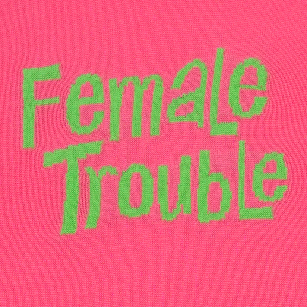 Female Trouble | Fuchsia Pink & Lime - Available in M - Image 4