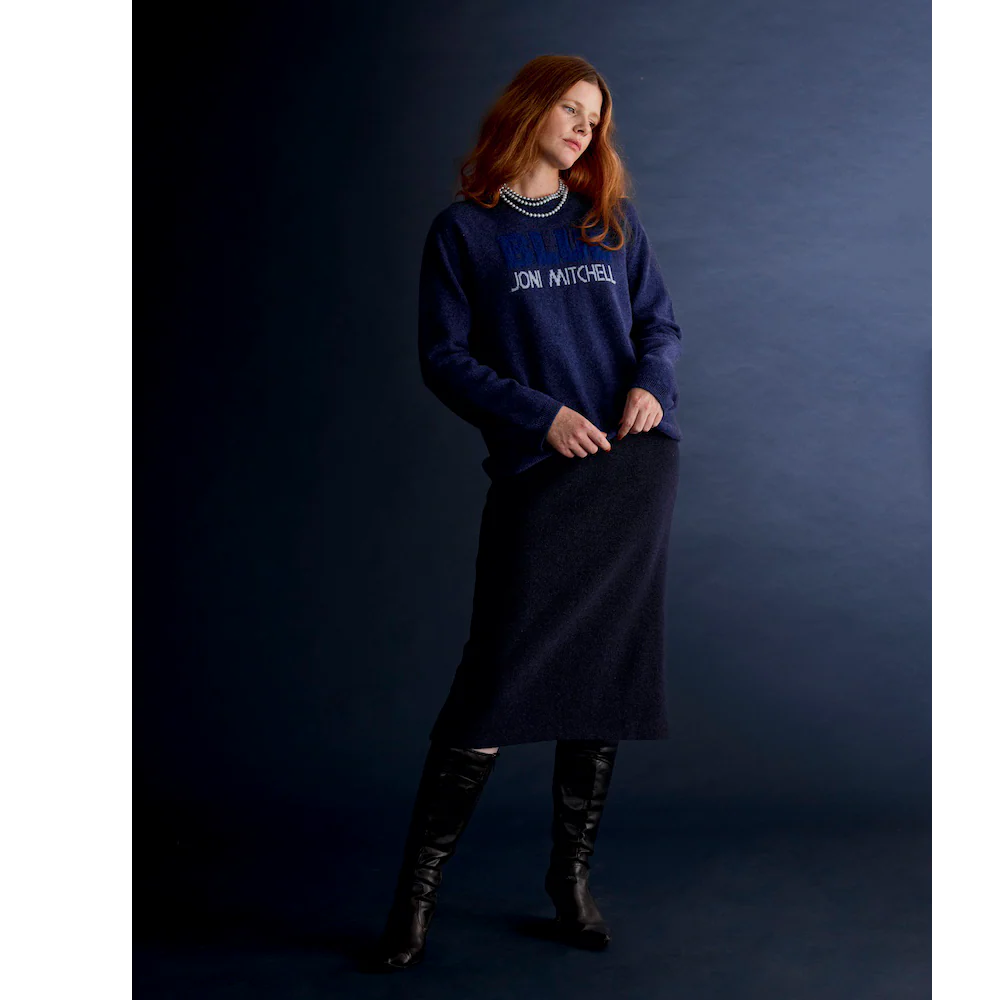 Joni Mitchell | BLUE Knit | Women's - Image 3