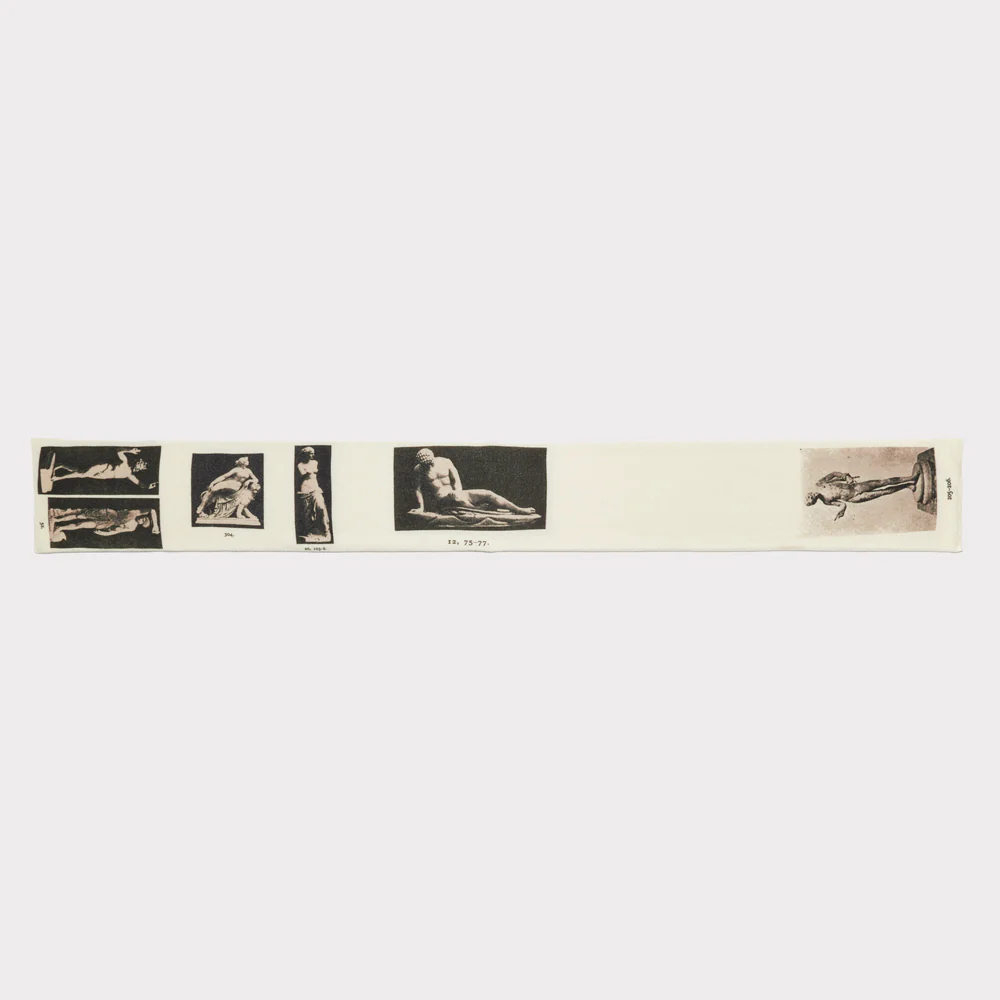 The Narcissus Scarf | Ivory & Black - Image 6