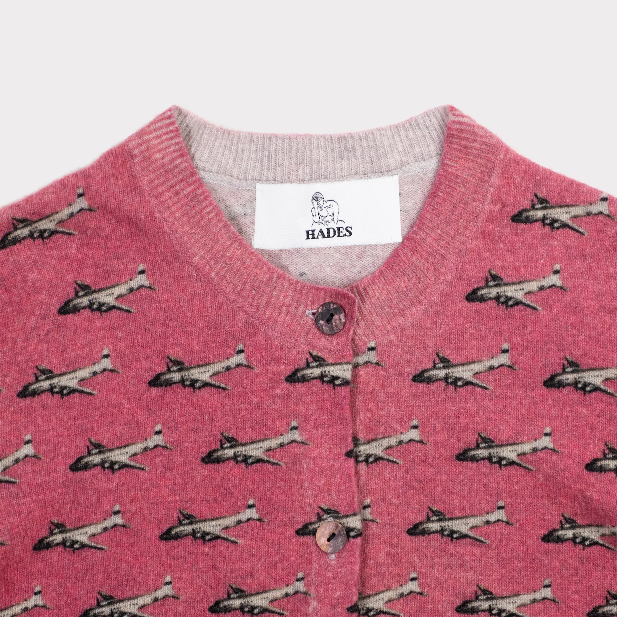 Plane Cardigan | Rose pink - Image 3