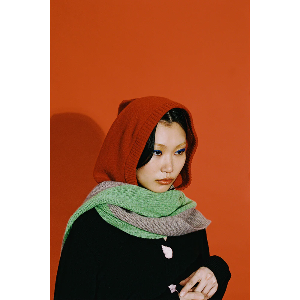 The Hooded Scarf | Red - Image 4