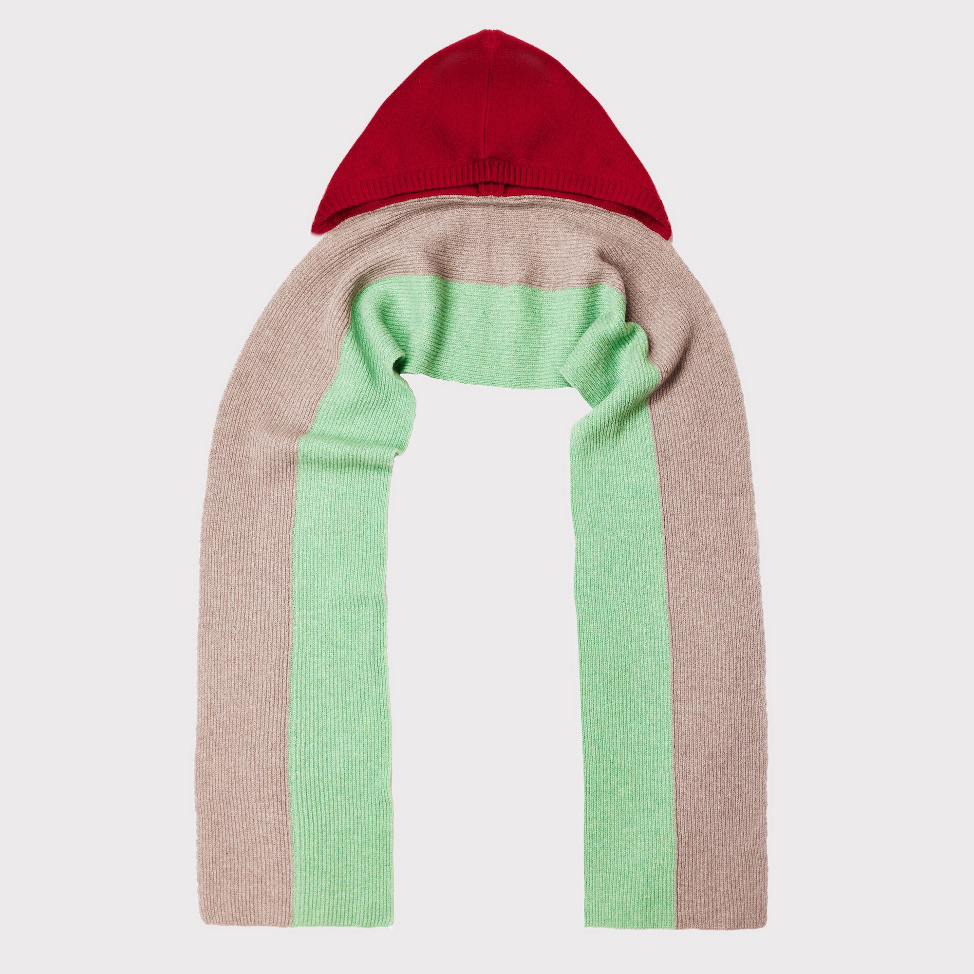 The Hooded Scarf | Red - Image 5