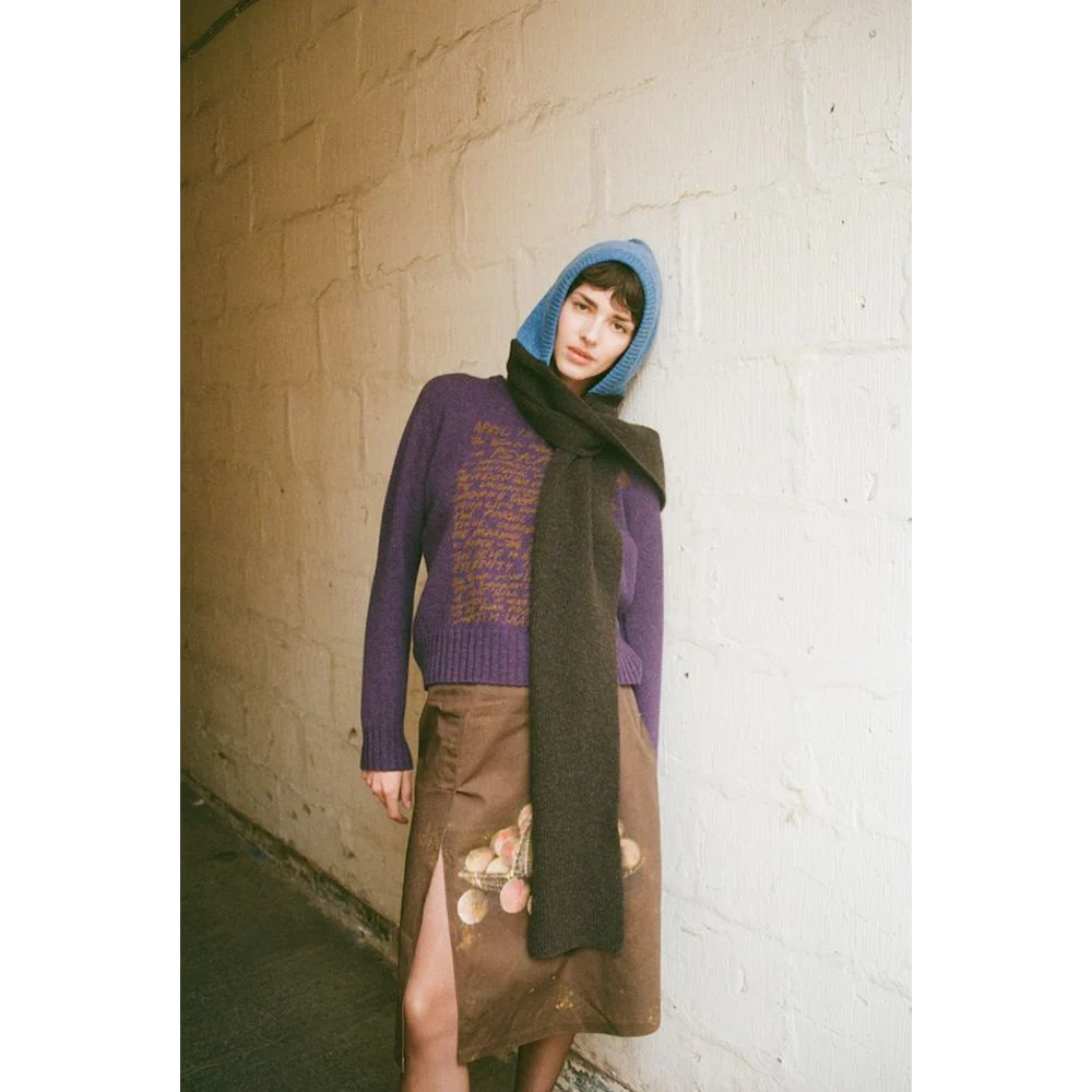 The Hooded Scarf | Blue - Image 4