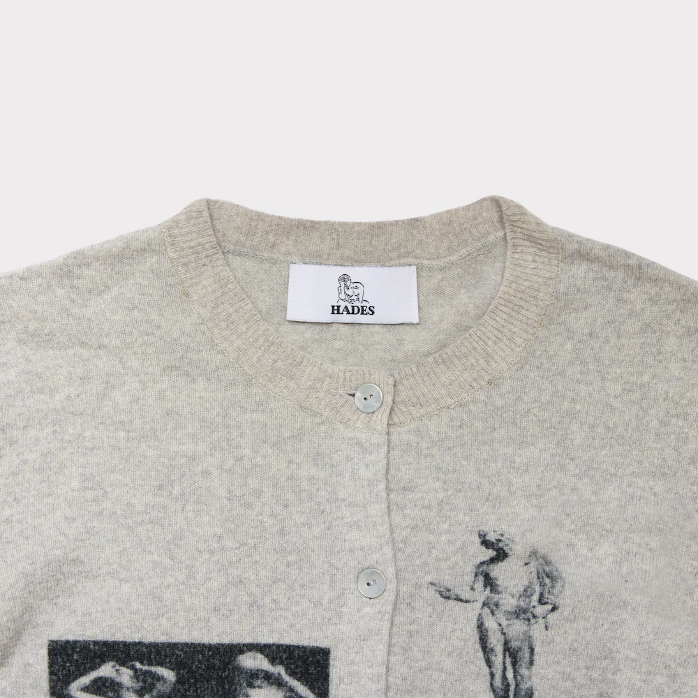 The Narcissus Cardigan | Slate & Black - Image 5