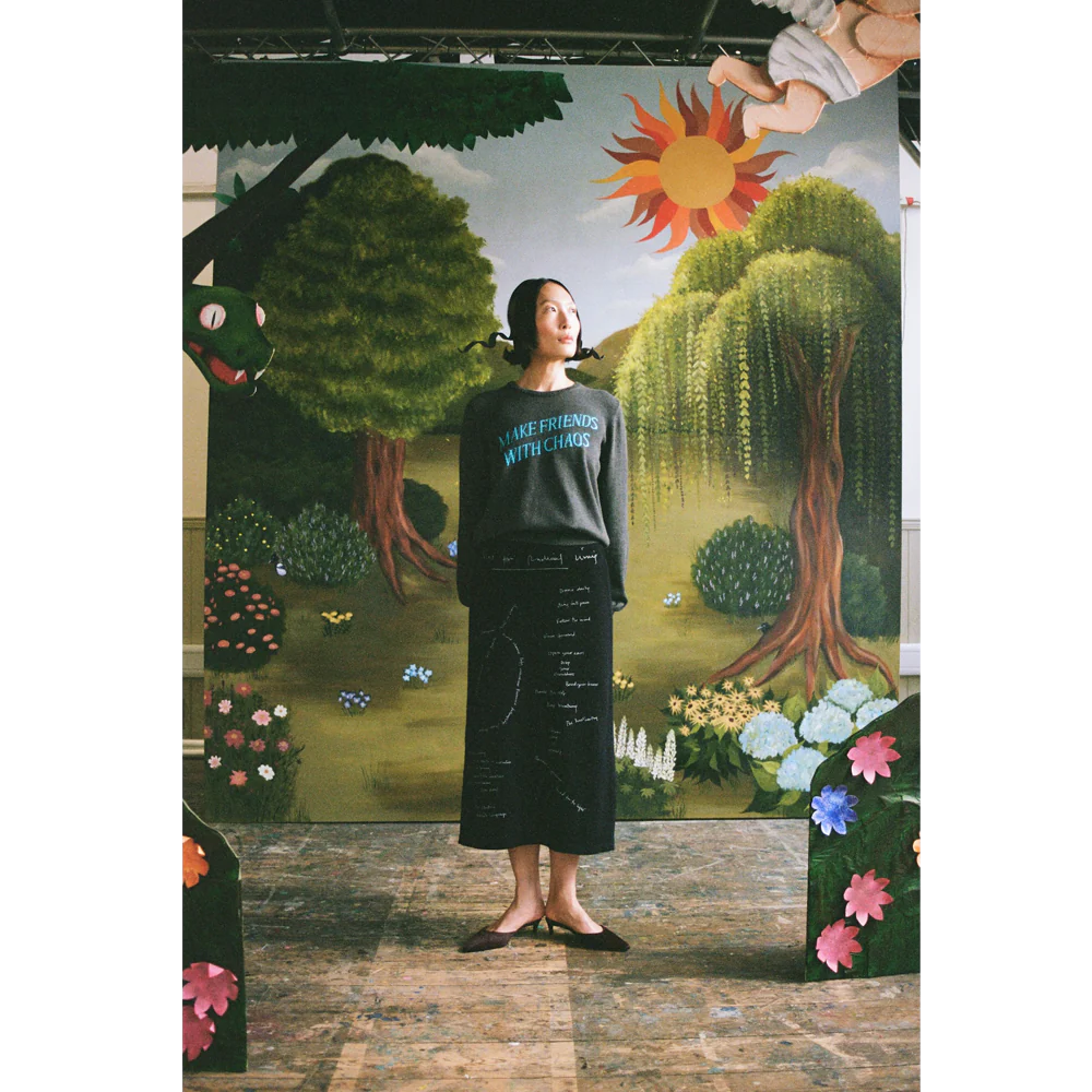 Tilda Swinton x HADES | Notes For Radical Living Skirt - Image 3