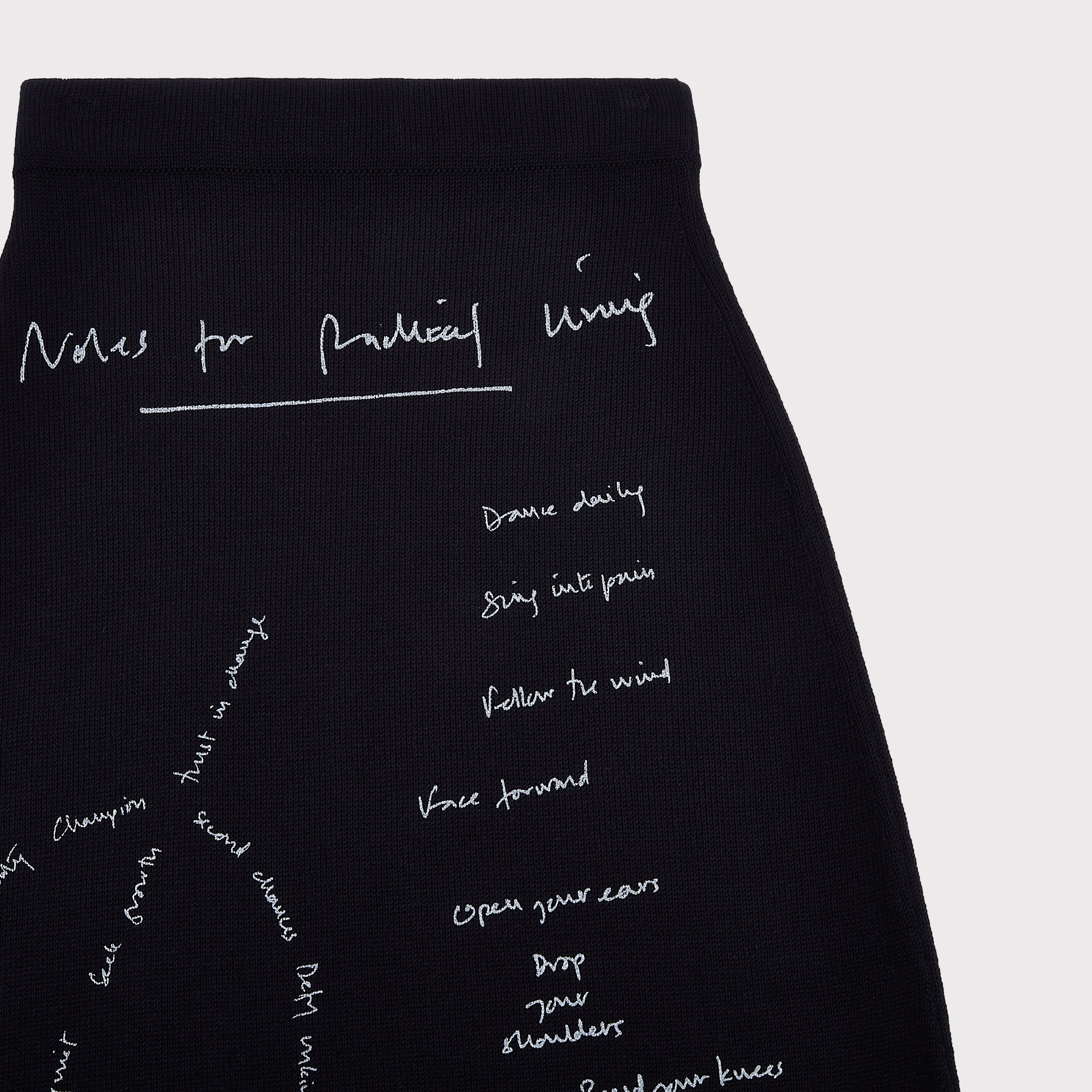 Tilda Swinton x HADES | Notes For Radical Living Skirt - Image 4